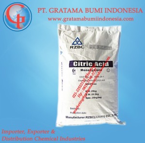 Citric Acid Monohydrate RZBC         