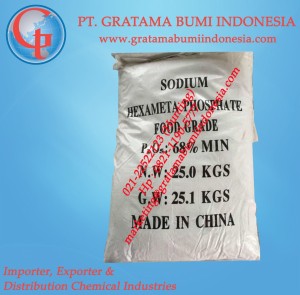 SHMP - sodium Hexameta phosphate               